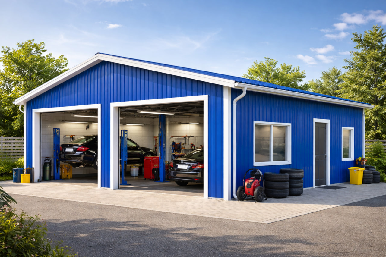 Навесы и сервисные зоны